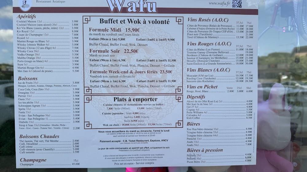 Wafu Restaurant - Menu Image 2